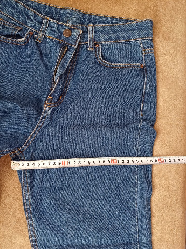Kadın Mavi kot pantolon - Görsel 5