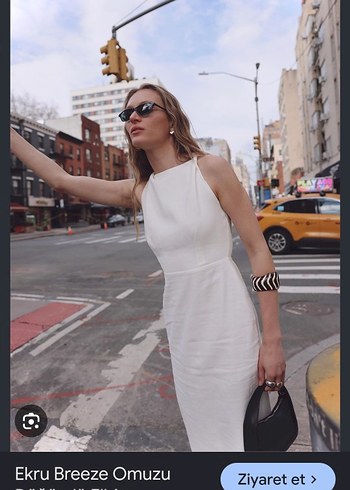 Suud Collection Beyaz Elbise