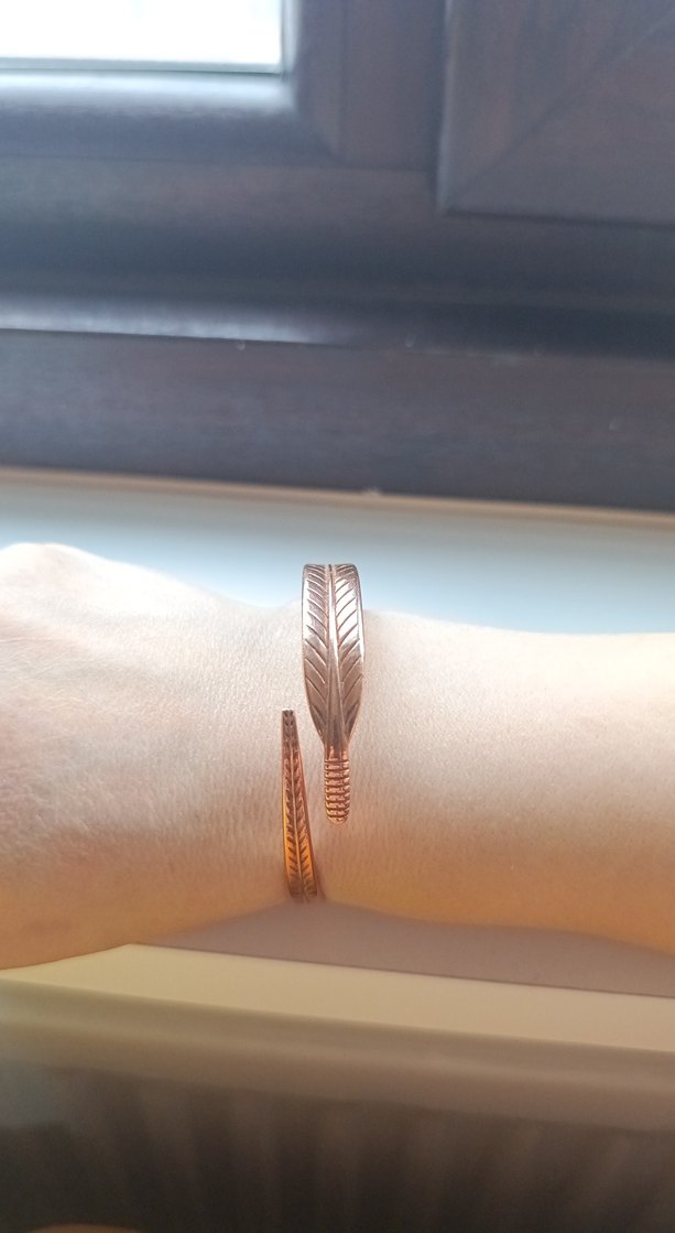 Bakır Minimalist Bohem Kadın Bileklik - Görsel 3