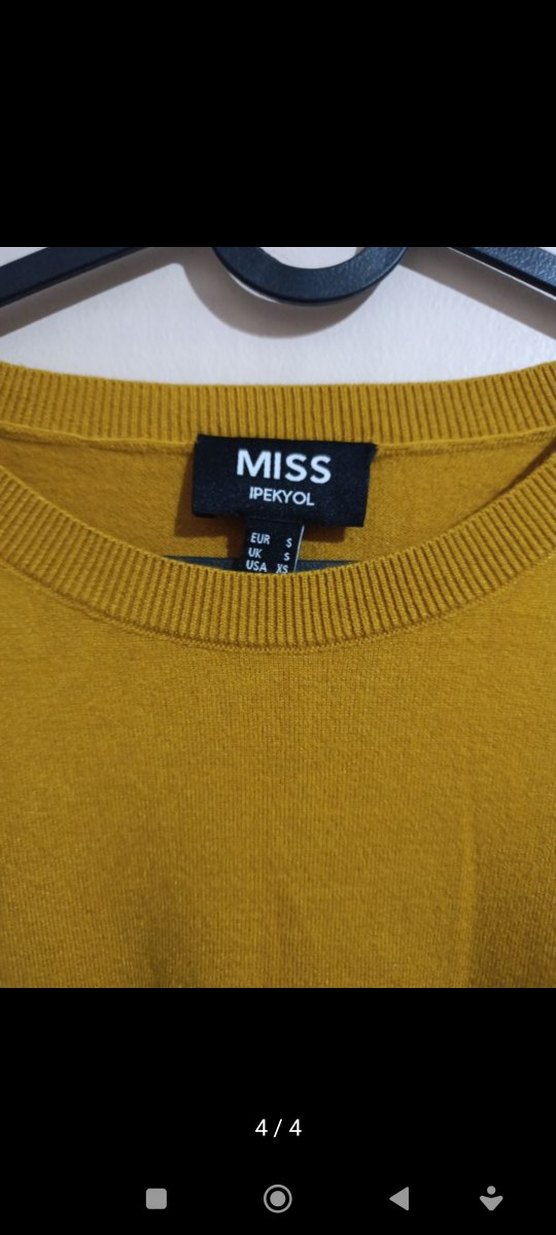 İpekyol sarı basic kazak - Görsel 4