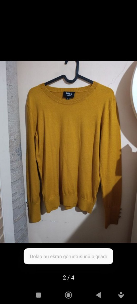 İpekyol sarı basic kazak - Görsel 2