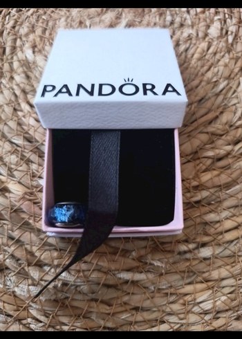 Pandora Mavi Boncuklu Kadın Charm - Görsel 3