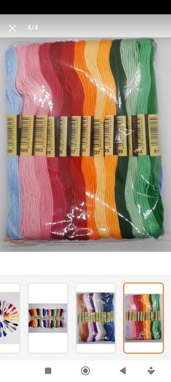 25 Adet Çok Renkli Nakış İpi Seti - Görsel 4
