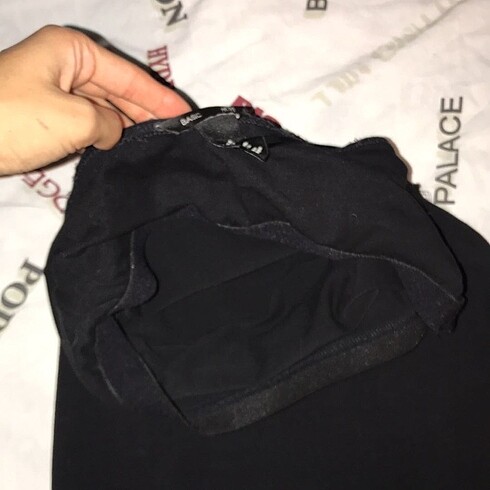 xs Beden siyah Renk h&m düz siyah elbise
