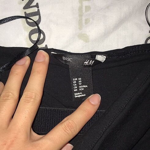 xs Beden h&m düz siyah elbise