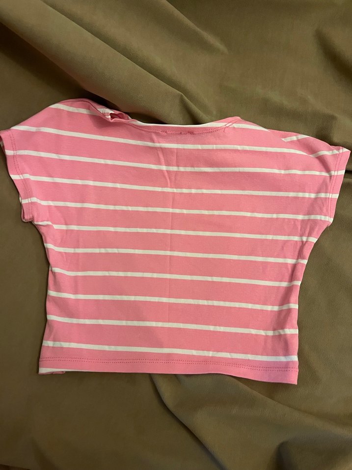 Çizgili Crop - Görsel 3