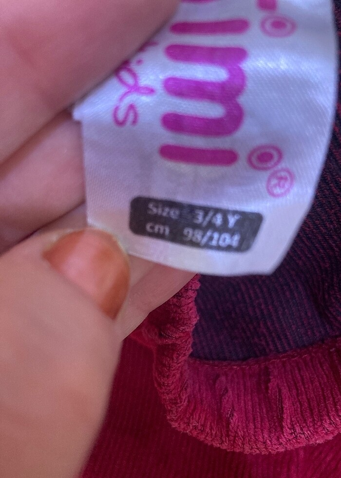 Kadife tayt - Görsel 4