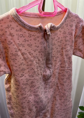 Dantel Detaylı Pembe Bebek Tulumu - Görsel 2