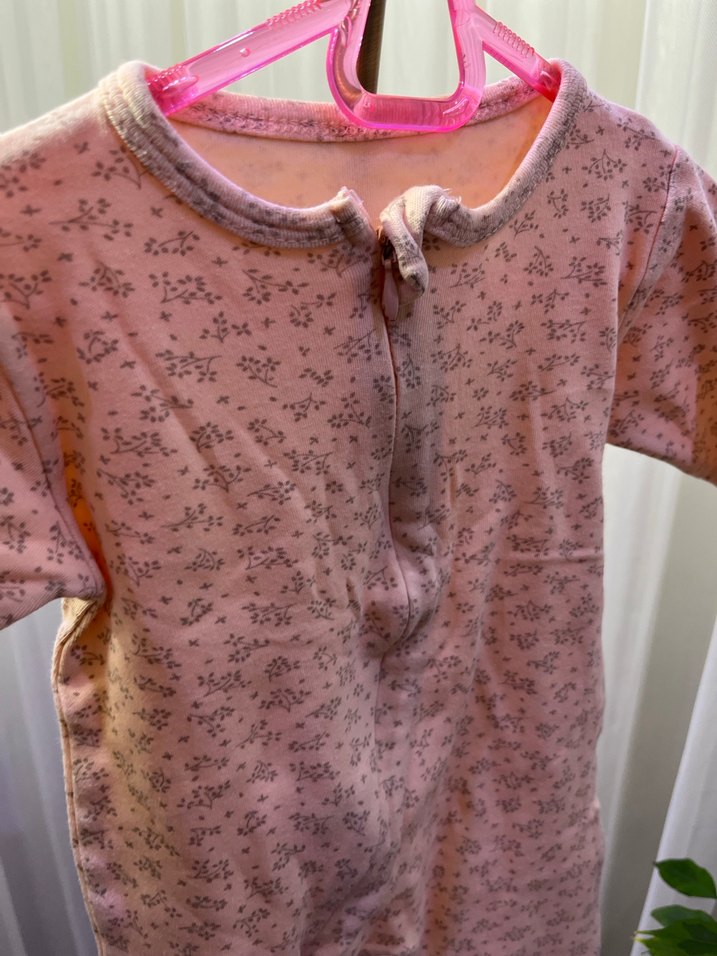 Dantel Detaylı Pembe Bebek Tulumu - Görsel 2