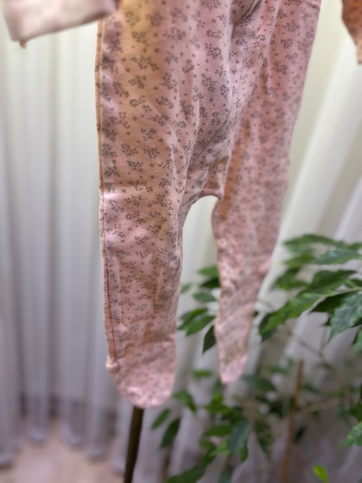 Dantel Detaylı Pembe Bebek Tulumu - Görsel 4