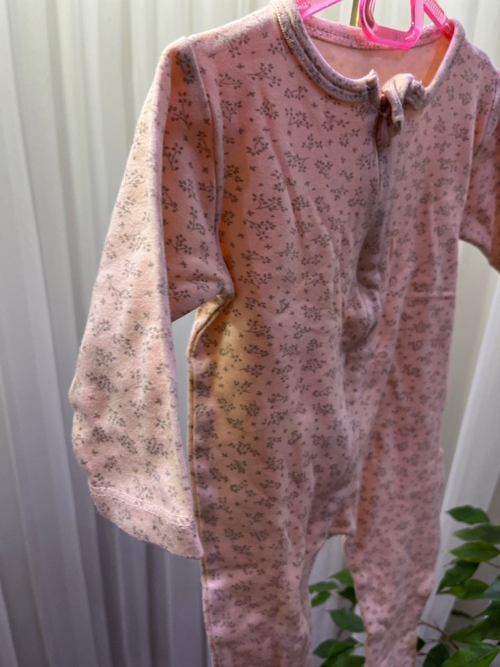 Dantel Detaylı Pembe Bebek Tulumu - Görsel 3