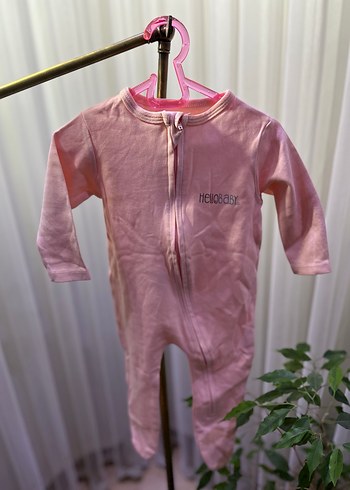Pembe Fermuarlı Bebek tulum - Görsel 2