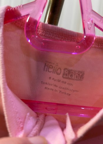 Pembe Fermuarlı Bebek tulum - Görsel 4