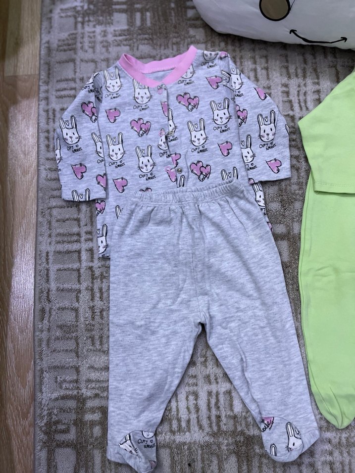 Kız Çocuk Renkli ikili pijama takım - Görsel 3