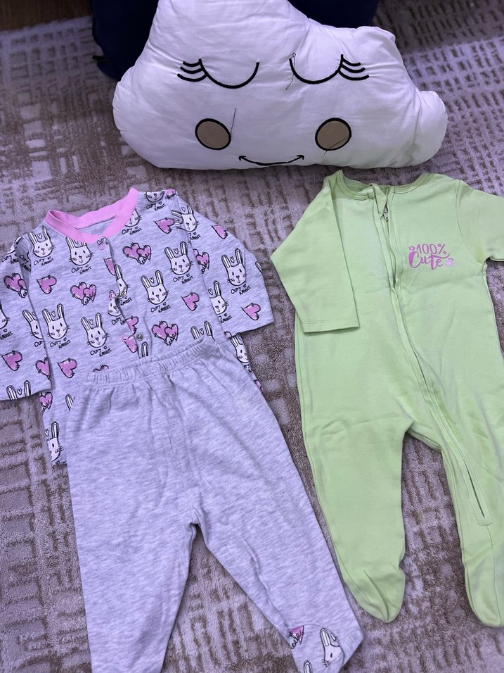 Kız Çocuk Renkli ikili pijama takım - Görsel 2