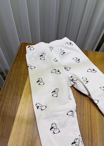 Kız Çocuk Baskılı Pamuklu Tayt - Görsel 3