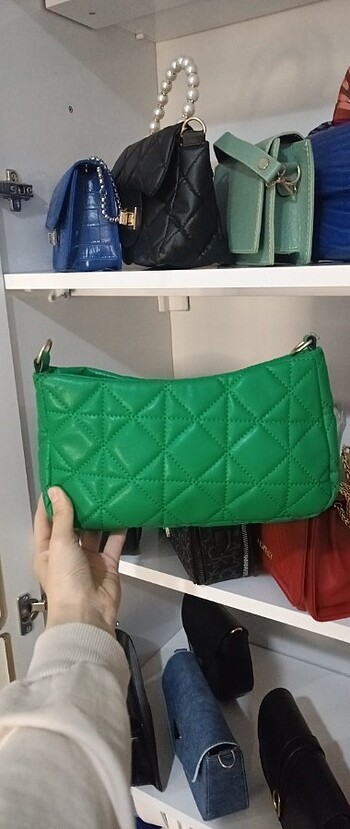 Zara Yeşil çanta 