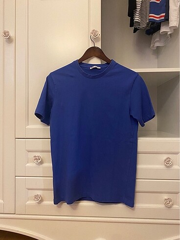Zara - Mavi T-Shirt