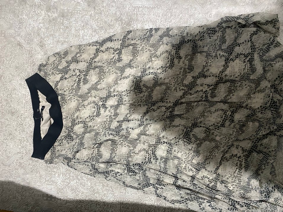 yilan desen etek firfirli - Görsel 2