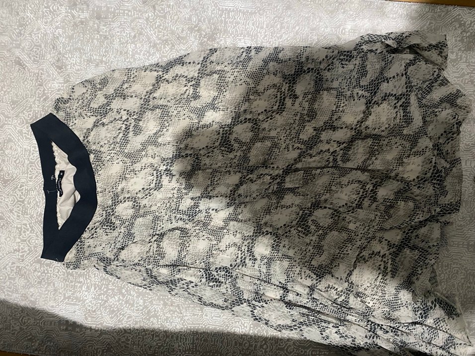 yilan desen etek firfirli - Görsel 3