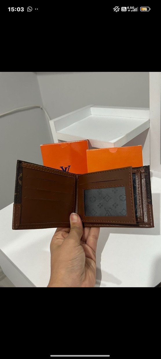 Erkek Kahverengi Cüzdan - Görsel 2