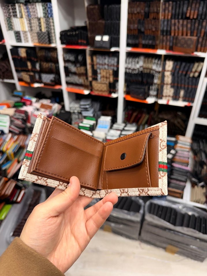 Çok Renkli Baskılı Erkek Cüzdanı - Görsel 4