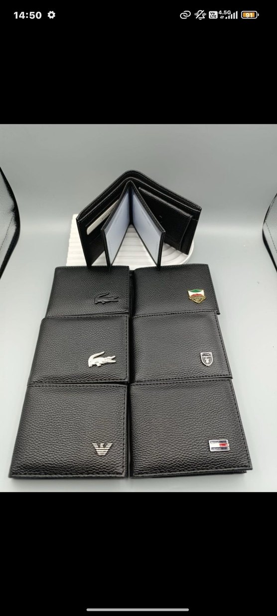 Erkek Siyah Baskılı Cüzdan - Görsel 2