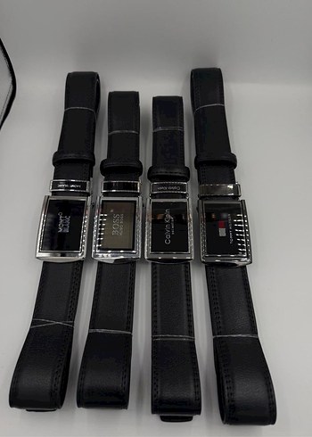 Siyah Otomatik Tokalı Erkek Kemerler - Görsel 2