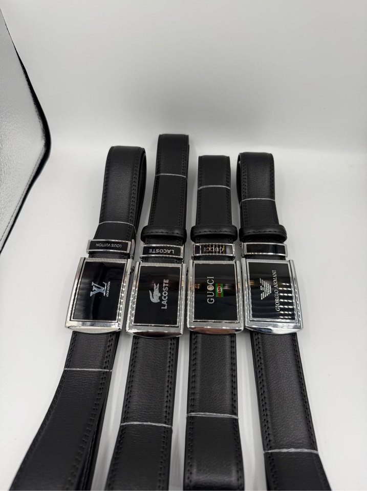 Siyah Otomatik Tokalı Erkek Kemerler - Görsel 3