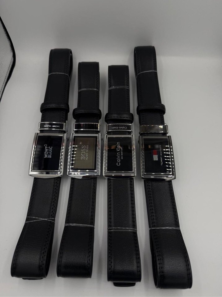 Siyah Otomatik Tokalı Erkek Kemerler - Görsel 2