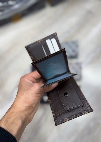 Gri Baskılı Cüzdan - Görsel 4