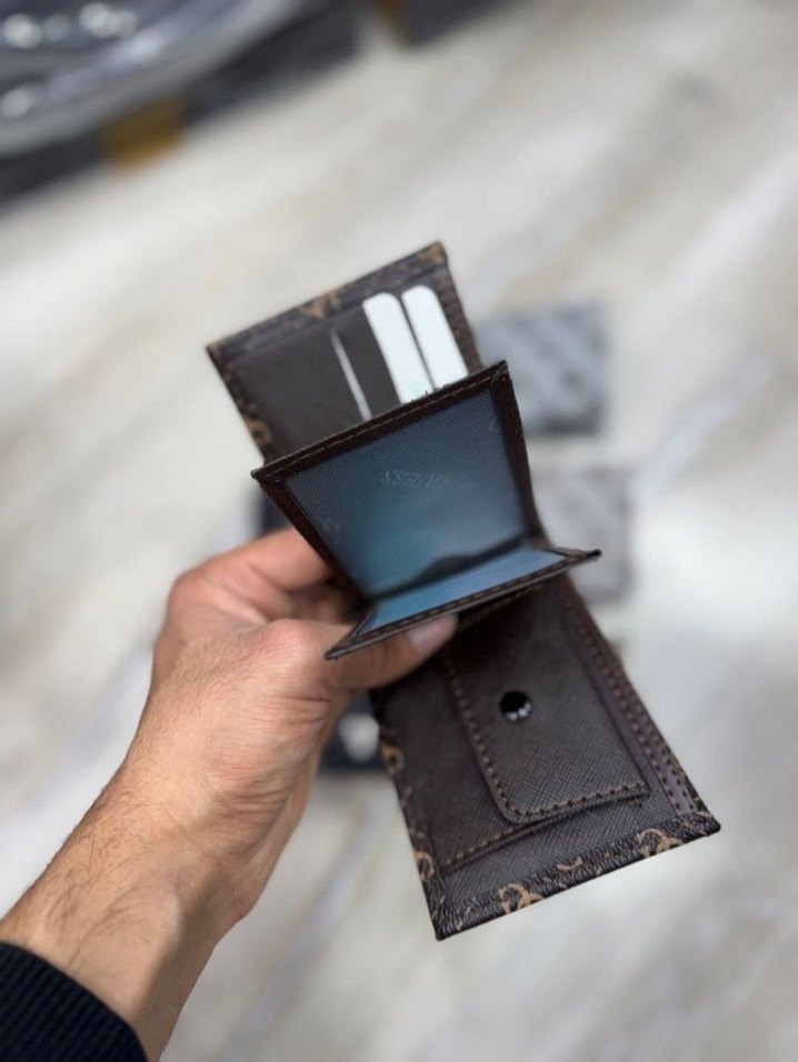 Gri Baskılı Cüzdan - Görsel 4