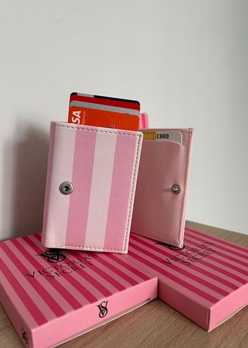 Victoria's Secret Pembe Kadın Deri Cüzdan - Görsel 4