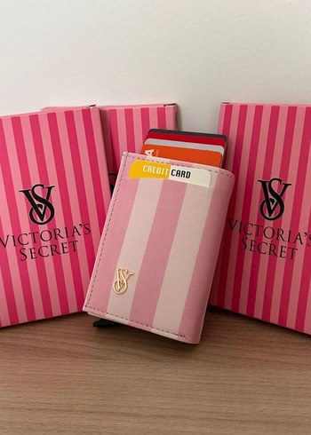 Victoria's Secret Pembe Kadın Deri Cüzdan - Görsel 3
