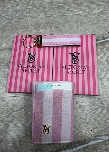 Victoria's Secret Pembe Kadın Deri Cüzdan - Görsel 7