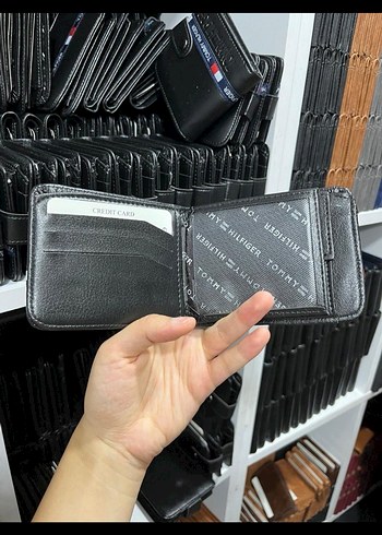 Tommy Hilfiger Siyah Baskılı Erkek Cüzdan - Görsel 4