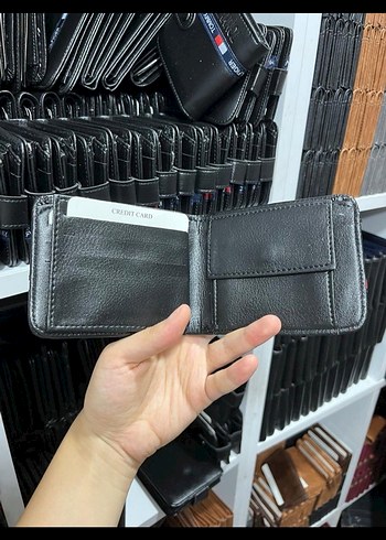 Tommy Hilfiger Siyah Baskılı Erkek Cüzdan - Görsel 3