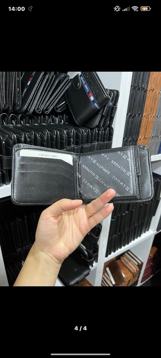 Tommy Hilfiger Siyah Baskılı Erkek Cüzdan - Görsel 4