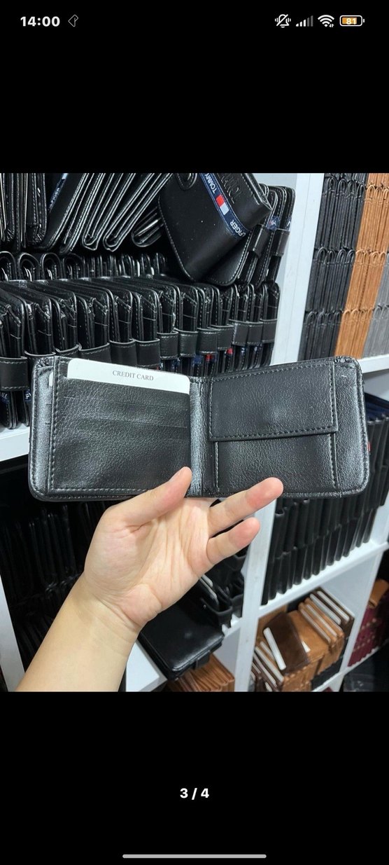 Tommy Hilfiger Siyah Baskılı Erkek Cüzdan - Görsel 3