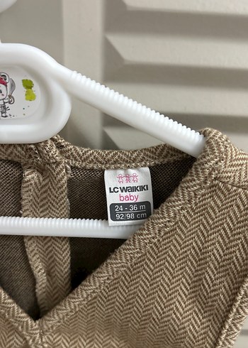 Bej Kemerli Kız Çocuk Kolsuz Yelek - Görsel 2