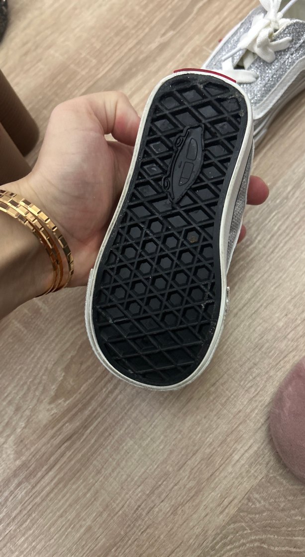 Kız Çocuk Gri Vans Spor Ayakkabı - Görsel 3
