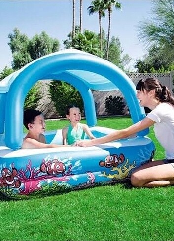 Decathlon Üstü kapalı büyük boy şişme havuz