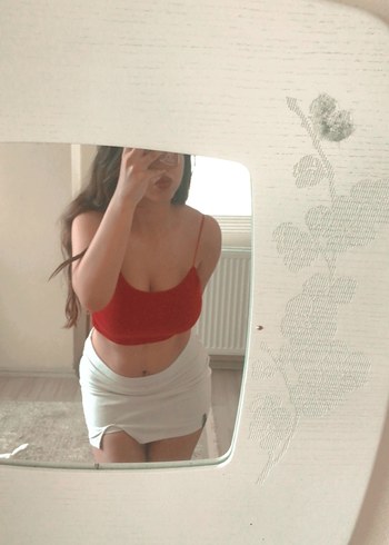 Diğer Beyaz Mini Pamuklu Etek