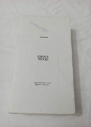 Zara Ebony Wood 90 ml ve Ebony Wood losyon 