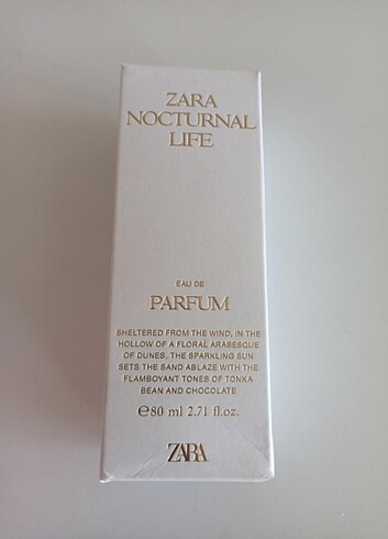 Zara'dan Orjinal Zara Nocturnal life 80 ml 