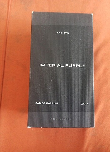Zara'dan Orjinal Zara İmperial Purple 100 ml hiç kullanılmamış s