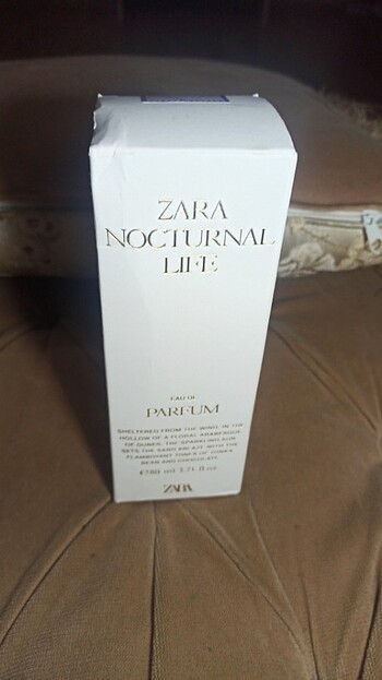 Beden Renk Zara'dan Orjinal Zara Nocturnal life 80 ml hiç kullanılmamış