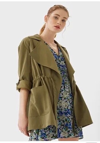 Stradivarius Haki Trençkot