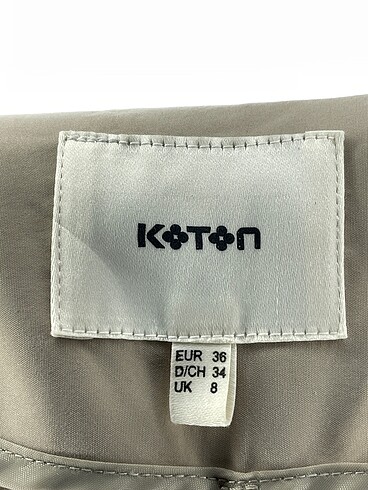 36 Beden çeşitli Renk Koton Trenchcoat %70 İndirimli.