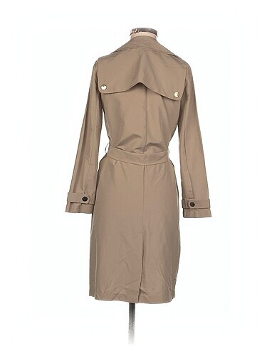 36 Beden Koton Trenchcoat %70 İndirimli.